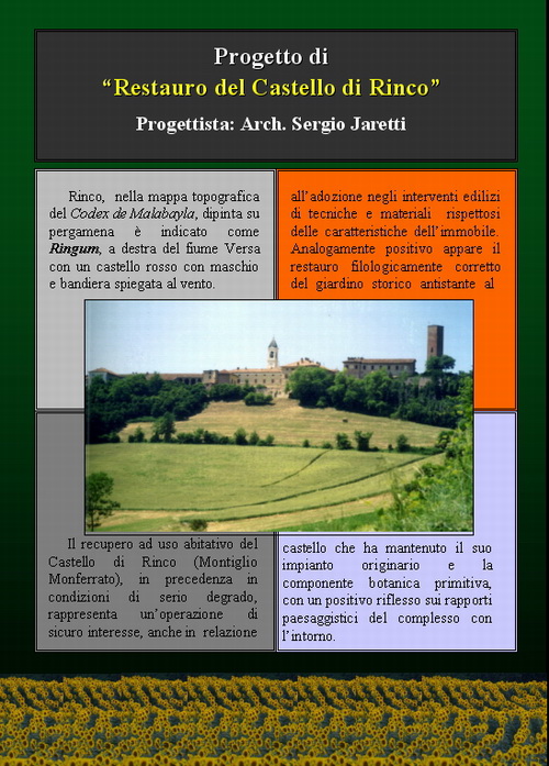 Volume divulgativo del Bando PER LA PROMOZIONE  DI INTERVENTI PROGETTUALI DI QUALITA' NEL PAESAGGIO ASTIGIANO E DEL MONFERRATO