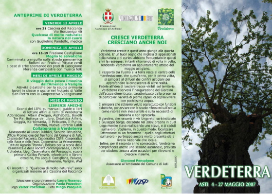 Depliant Verdeterra 2007 