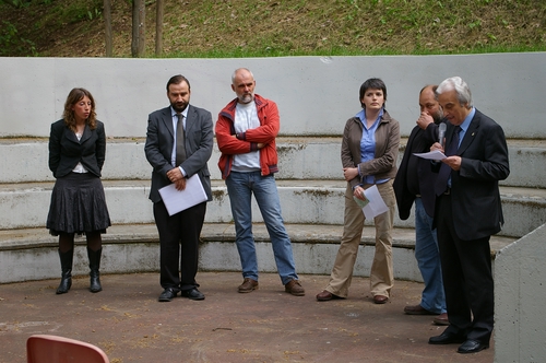 Conversazione sul Parco del Littorio ora Bosco dei Partigiani (Marco Devecchi, Mario Renosio, Antonella Saracco, Giovanni Pensabene, Vittorio Voglino).