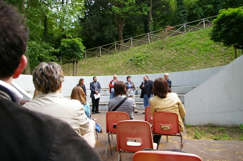 Foto della Conversazione "Dal Parco del Littorio al Bosco dei Partigiani" di Marco Devecchi nella Rassegna Verdeterra 2007.