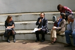 Foto della Conversazione "Dal Parco del Littorio al Bosco dei Partigiani" di Marco Devecchi nella Rassegna Verdeterra 2007.
