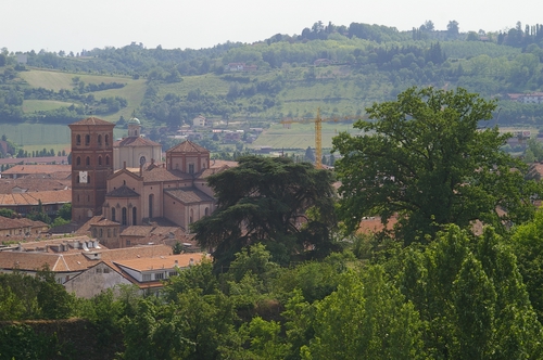 Foto della visita al grattacielo di Corso Dante  di Asti nell'ambito della Rassegna VerdeTerra 2007.