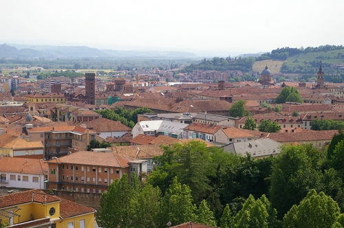 Foto della visita al grattacielo di Corso Dante  di Asti nell'ambito della Rassegna VerdeTerra 2007.