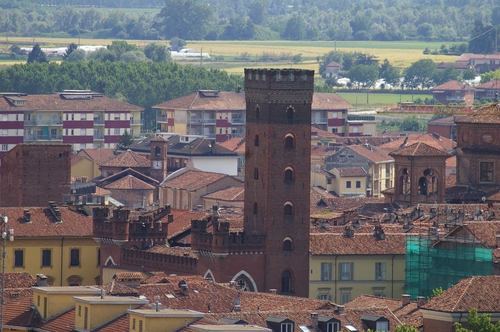 Foto della visita al grattacielo di Corso Dante  di Asti nell'ambito della Rassegna VerdeTerra 2007.