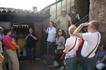 Foto della visita alla Torre Comentina di Piazza Roma ad asti nell'ambito della Rassegna VerdeTerra 2007.