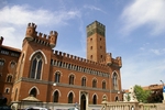 Foto della visita alla Torre Comentina di Piazza Roma ad asti nell'ambito della Rassegna VerdeTerra 2007.