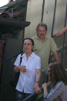 Foto della visita alla Torre Comentina di Piazza Roma ad Asti nell'ambito della Rassegna VerdeTerra 2007.