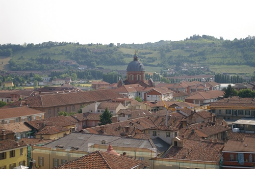 Foto della visita alla Torre Comentina di Piazza Roma ad Asti nell'ambito della Rassegna VerdeTerra 2007.