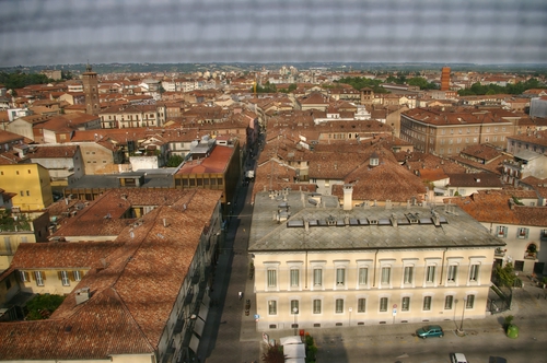 Foto della visita alla Torre Comentina di Piazza Roma ad Asti nell'ambito della Rassegna VerdeTerra 2007.