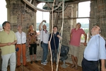 Foto della visita alla torre rossa o di San Secondo di asti nell'ambito della Rassegna VerdeTerra 2007.