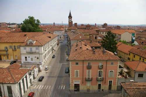 Foto della visita alla Torre rossa o di San Secondo di Asti nell'ambito della Rassegna VerdeTerra 2007.
