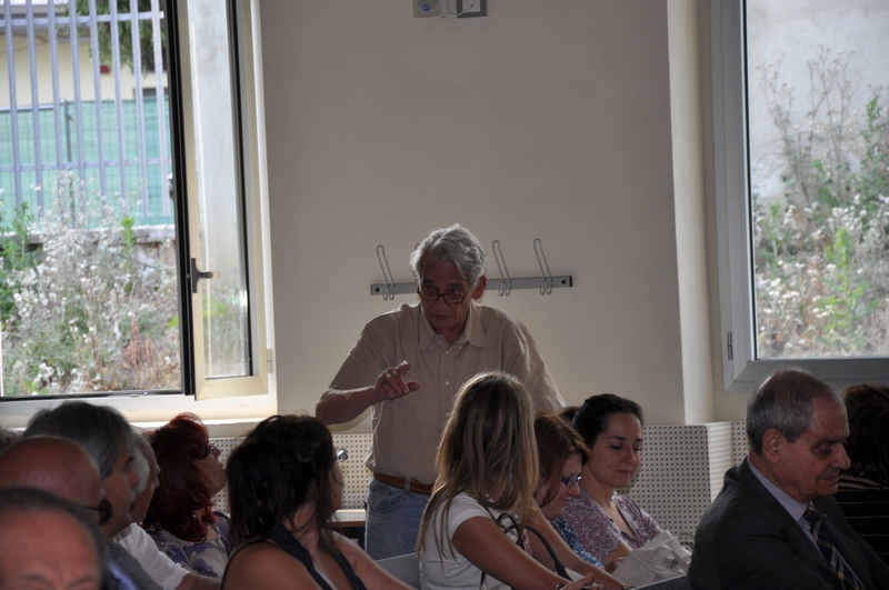  Riflessione portata ai lavori del Convegno da parte del Prof. Mario Zunino dell Università di Urbino [Foto di Agnese Fornaris].