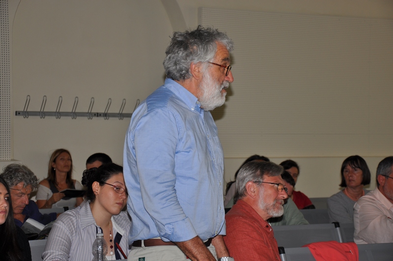 Riflessione portata ai lavori del Convegno da parte dell Arch. Riccardo Avanzi dell Osservatorio del Paesaggio dell Anfiteatro Morenico di Ivrea [Foto di Agnese Fornaris].