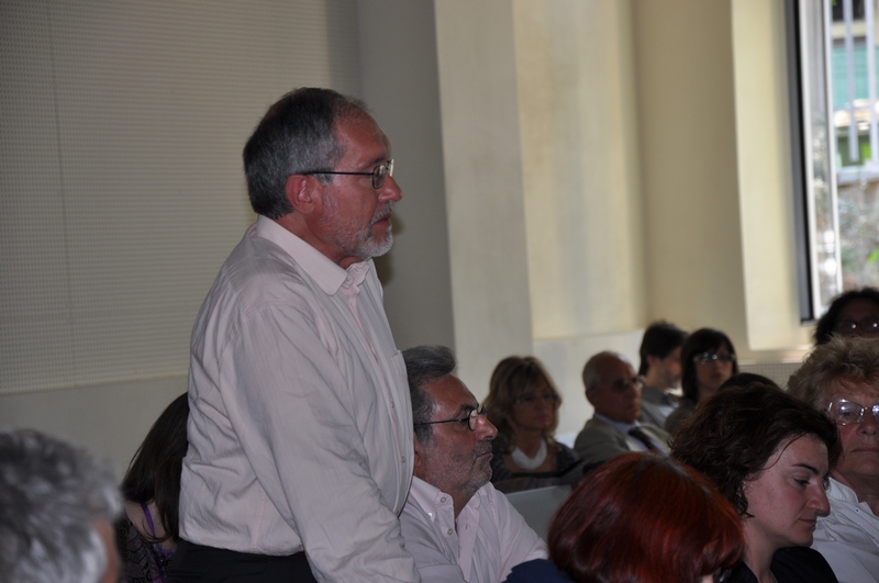 Riflessione portata ai lavori del Convegno da parte dell Arch. Silvio Veglio, Presidente dell Osservatorio del Paesaggio di Langhe e Roero [Foto di Agnese Fornaris].