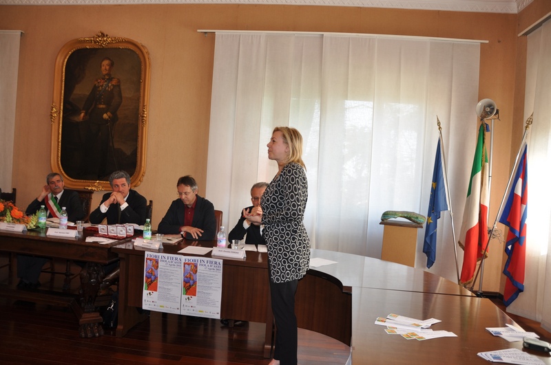 Saluto iniziale della Consigliera regionale del Piemonte, Angela Motta (Foto di Andrea Laiolo).