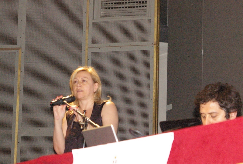 Saluto introduttivo della Consigliera regionale del Piemonte, Angela Motta (Foto di Francesco Devecchi).