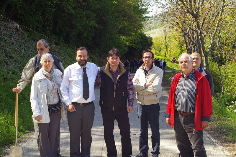 Foto ricordo con il Vice Sindaco di Passerano Marmorito, Emanuele Giubasso.