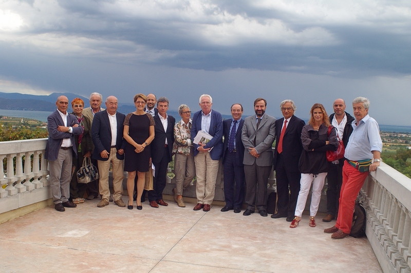 Foto ricordo con i relatori delle Giornate di Studio a Puegnago del Garda (Foto di Francesco Merlo).