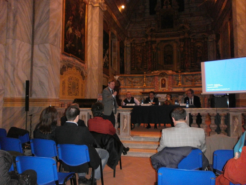 Presentazione del Libro "La Mise en scène du monde" di Yves Luginbühl presso la Chiesa di San Giuseppe ad Alba, martedì 27 novembre 2012. Contributo di riflessione dell Arch. Lino Malara.