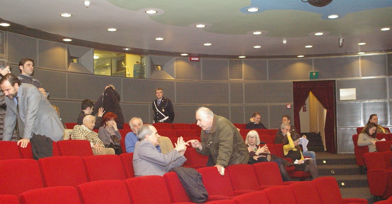 Pubblico presente in sala all