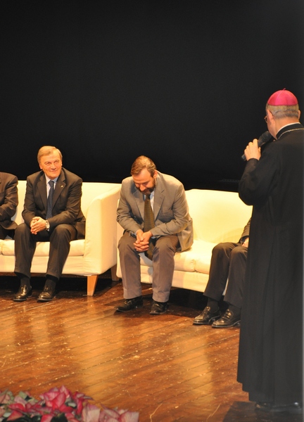 Riflessioni sul libro sul libro da parte di Sua eccellenza Mons. Francesco Ravinale (Vescovo di Asti) [Foto di Matteo Devecchi].