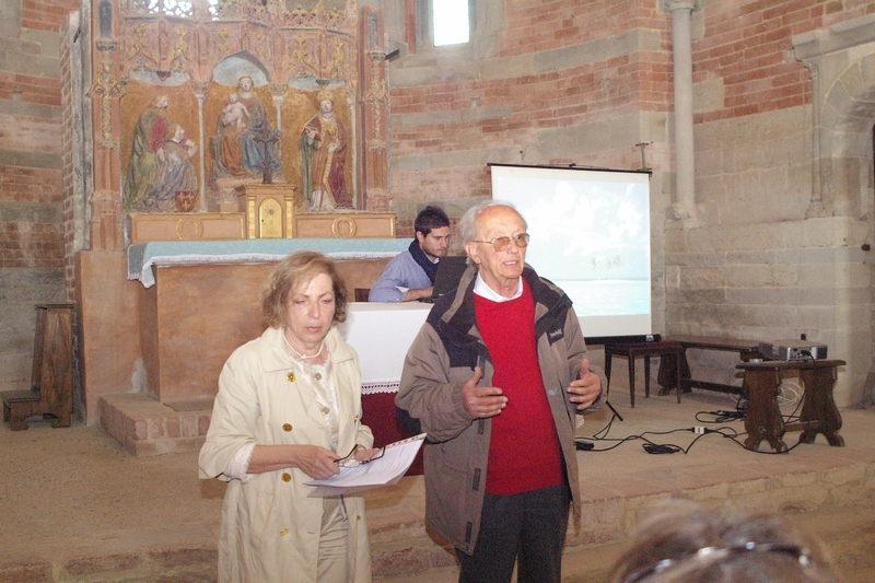 Presentazione del Progetto "Cultus Loci Cura Animi" presso la Canonica di Santa Maria di Vezzolano (domenica 22 aprile 2012), da parte dell Ing. Francesco Garetto (Transromanica - Osservatorio del Paesaggio per il Monferrato e l Astigiano).