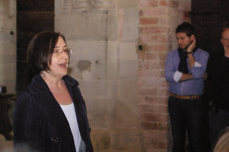 Presentazione del Progetto "Cultus Loci Cura Animi" presso la Canonica di Santa Maria di Vezzolano (domenica 22 aprile 2012), da parte dell Arch. Cristina Lucca della Soprintendenza per I Beni Architettonici e il Paesaggio del Piemonte.