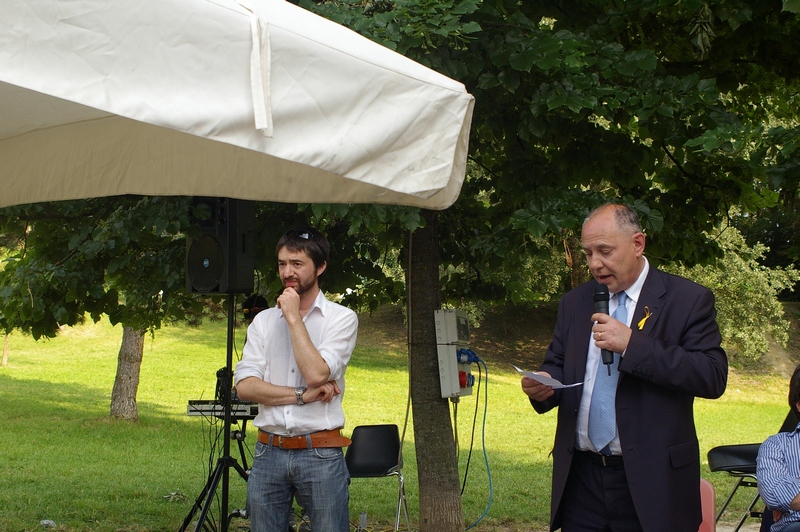 Riflessioni da parte dell Assessore all Ambiente del Comune di Asti, Avv. Alberto Pasta, e del Presidente della Commissione Ambiente del Comune di Asti, Dott. Enrico Panirossi [Foto di Francesco Devecchi].