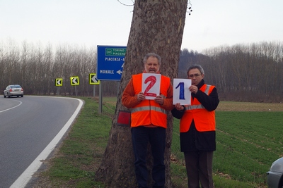 censimento fotografico degli alberi presenti lungo l ex strada statale SS 10 nel comune di Baldichieri.   