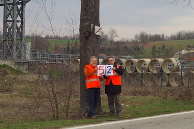 censimento fotografico degli alberi presenti lungo l ex strada statale SS 10 nel comune di Baldichieri.   