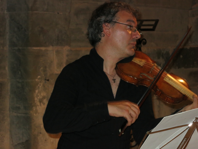Davide Monti Violino barocco [Foto di Maurizio Pistone  La Cabalesta].