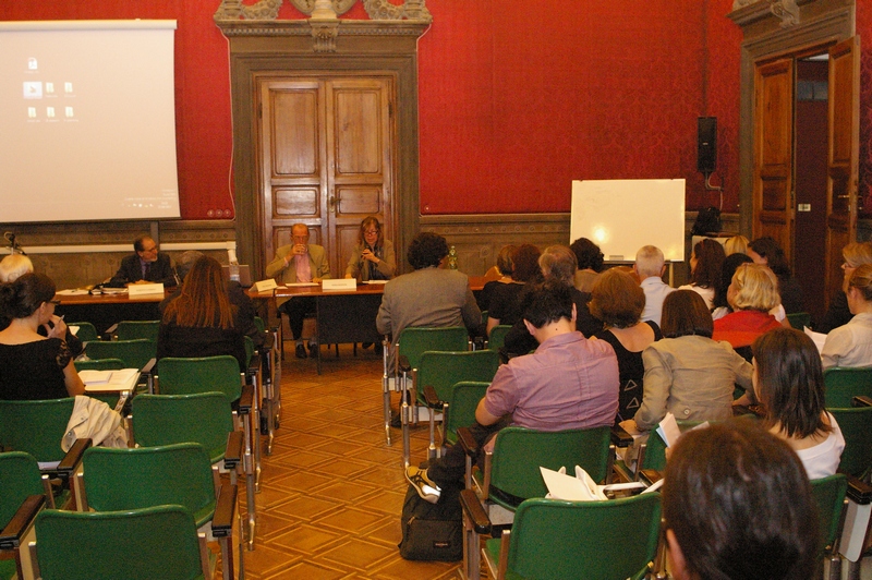 Saluto ai partecipanti al Convegno "Landscape Observatories in Europe" da parte della Prof.ssa Anna Marson, Assessore all Urbanistica della Regione Toscana [Foto di Gian Paolo Bardazza].