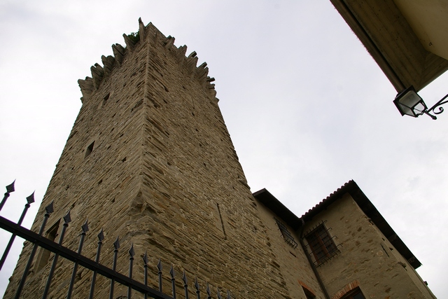 Veduta del centro storico di Olmo Gentile, sede delle attività della V edizione del Festival del paesaggio agrario