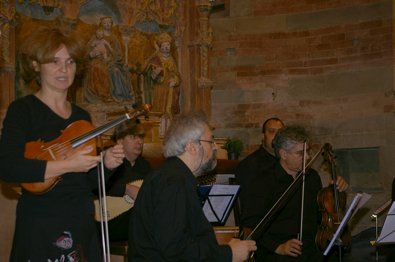 Nella foto: Luisa Ratti (Violino barocco).