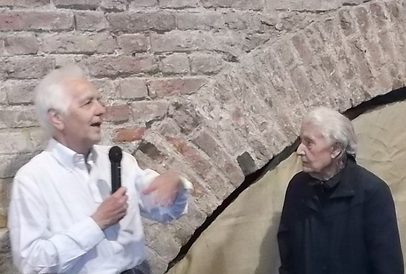 Momento di discussione tra il Prof. Lorenzo Mamino e l Arch. Enrica Fiandra.