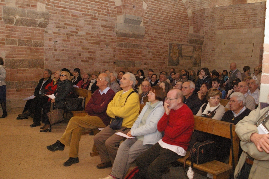 Veduta del pubblico presente al concerto "Quando erba nuova e nuova foglia nasce"