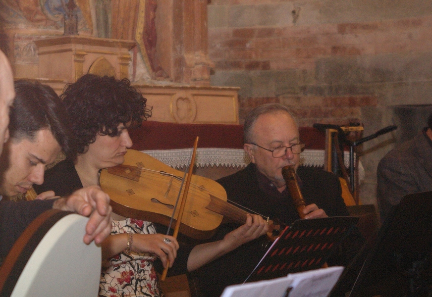 I musici: Aba Rubolino e Maurizio Perissinotto