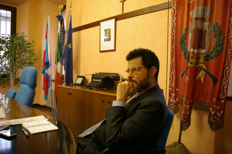 Nella foto Silvio Garlasco (Vice Presidente dell Osservatorio del Paesaggio di Alessandria) [Foto di Marco Devecchi].