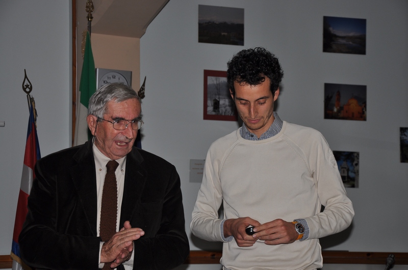 Presentazione da parte del Dott. Ernesto Zambotti del Dott. Luca Iorio (Legambiente) [Foto di Marco Servalli].
