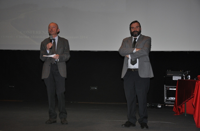 Conclusioni della Conferenza del Prof. Marco Devecchi da parte del Dott. Domenico Sanino (Presidente di Pro Natura Cuneo) [Foto di Andrea Sessa].
