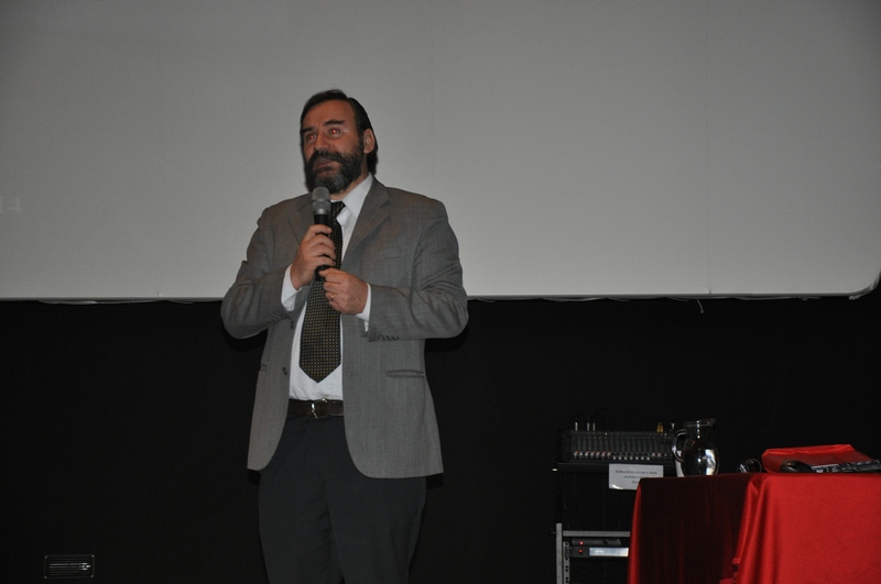 Conferenza di Marco Devecchi su "La tutela attiva da parte delle popolazioni dei paesaggi di vita quotidiana attraverso l applicazione del codice dei beni culturali e del paesaggio: modalità operative" [Foto di Andrea Sessa].