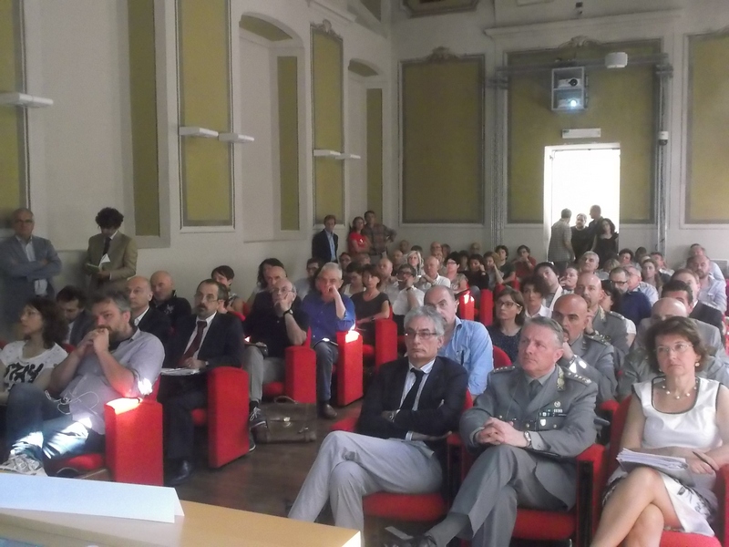 Veduta del pubblico presente in sala al Seminario di formazione su  "Autorizzazione paesaggistica: aspetti, interpretazioni, competenze".