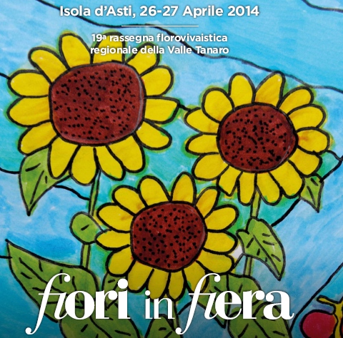 Locandina della XIX Edizione di Fiori in Fiera ad Isola d Asti.