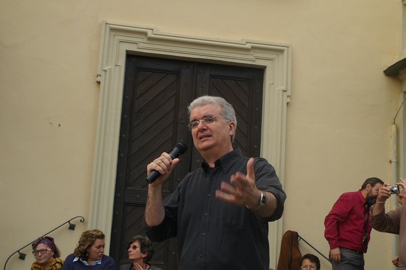 Relazione di Franco Correggia (Presidente dell Associazione "Terra, Boschi, Gente e Memorie") [FOTO di Francesco Devecchi].