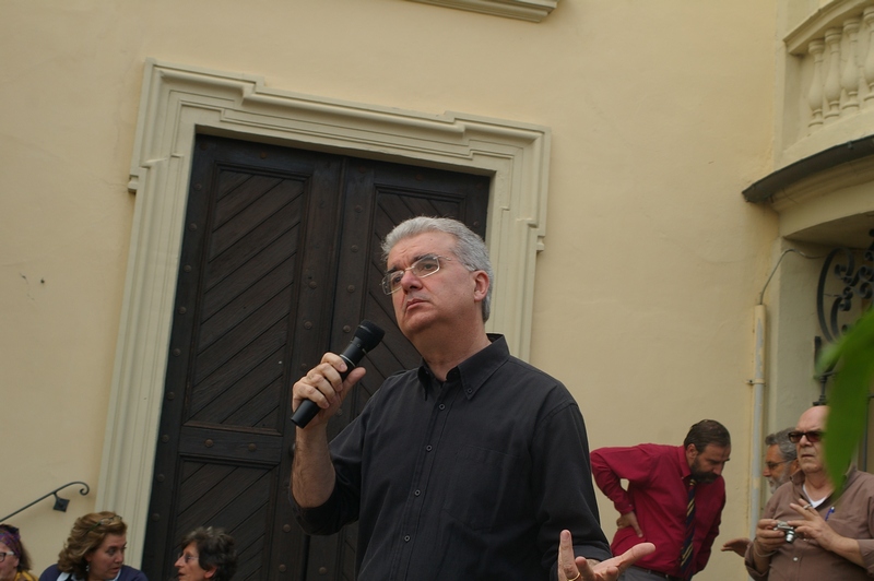 Relazione di Franco Correggia (Presidente dell Associazione "Terra, Boschi, Gente e Memorie") [FOTO di Francesco Devecchi].