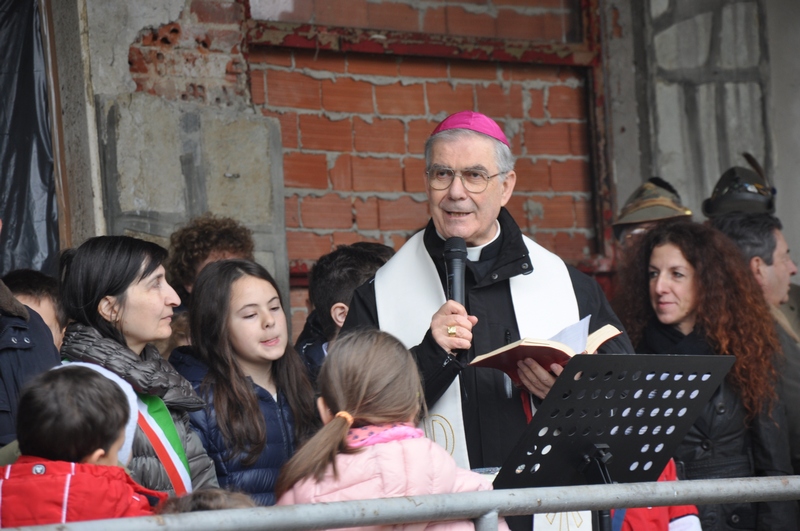 Riflessione sul tema degli alberi e del creato e benedizione da parte di S. E. Mons. Francesco Ravinale, Vescovo della Diocesi di Asti.