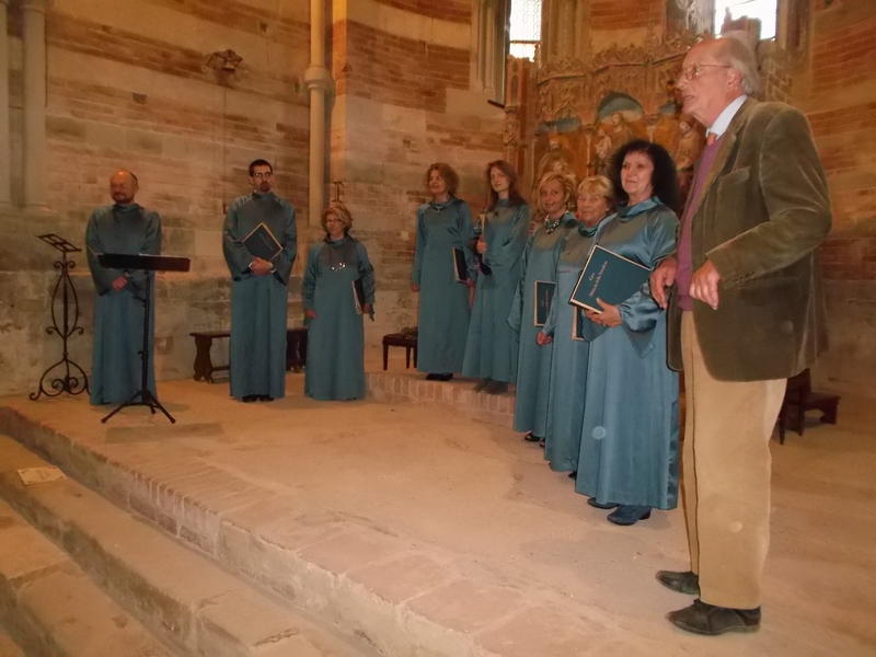 Ringraziamento conclusivo al Coro dell Abbazia della Novalesa da parte dell Ing. Francesco Garetto (Transromanica).