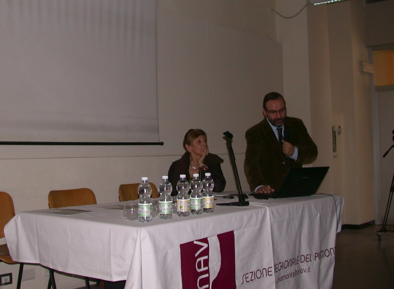 Relazione del Prof. Marco De Vecchi su "Paesaggio e vino: un connubio indissolubile"  [Foto di Gualtiero Freiburger].