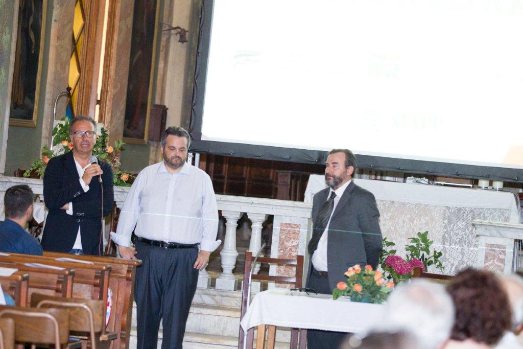 Saluto dell On.le Massimo Fiorio, già Sindaco di Calamandrana [Foto di Omar Pistamiglio].