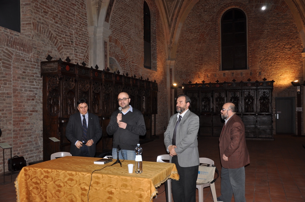 Saluto introduttivo del Dott. Stefano Zecchino, Direttore del Museo Diocesano di Asti [Foto di Lorenzo Gallo].